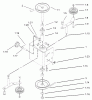 Toro 106-8253 - 42"/48" Side Discharge Mower Conversion Kit, XT Series Garden Tractors Ersatzteile PULLEY BOX ASSEMBLY