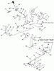 Toro 11-08K801 (C-85) - C-85 8-Speed Tractor, 1983 Ersatzteile CLUTCH, BRAKE AND SPEED CONTROL LINKAGE #1
