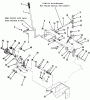 Toro 11-08K801 (C-85) - C-85 8-Speed Tractor, 1983 Ersatzteile CLUTCH, BRAKE AND SPEED CONTROL LINKAGE #2