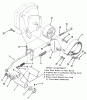 Toro 11-08K801 (C-85) - C-85 8-Speed Tractor, 1983 Ersatzteile CLUTCH, BRAKE AND SPEED CONTROL LINKAGE #3