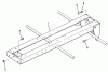 Toro 11-08K801 (C-85) - C-85 8-Speed Tractor, 1983 Ersatzteile FRAME