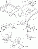 Toro 11-08K801 (C-85) - C-85 8-Speed Tractor, 1983 Ersatzteile SHEET METAL AND COVERS #3