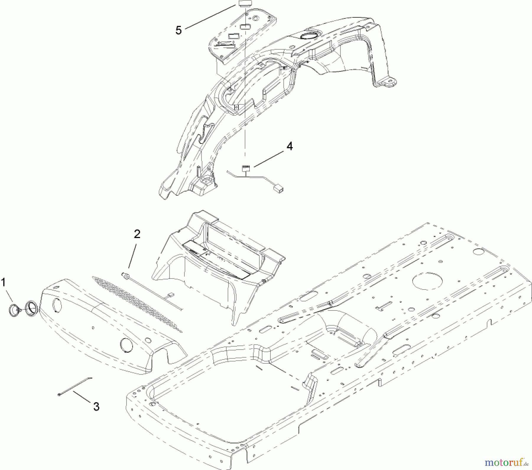 Toro Neu Accessories, Mower 108-6160 - Toro Light Kit, Zero-Turn-Radius Riding Mower HEADLIGHT AND HARNESS ASSEMBLY