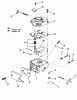 Toro 91-20KS02 (D-200) - D-200 Automatic Tractor, 1979 Ersatzteile D-160 ONAN ENGINE, CARBURETOR PARTS GROUP