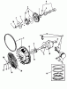 Toro 91-20KS02 (D-200) - D-200 Automatic Tractor, 1979 Ersatzteile D-160 ONAN ENGINE, CRANKSHAFT, CAMSHAFT, PISTONS AND FLYWHEEL GROUP