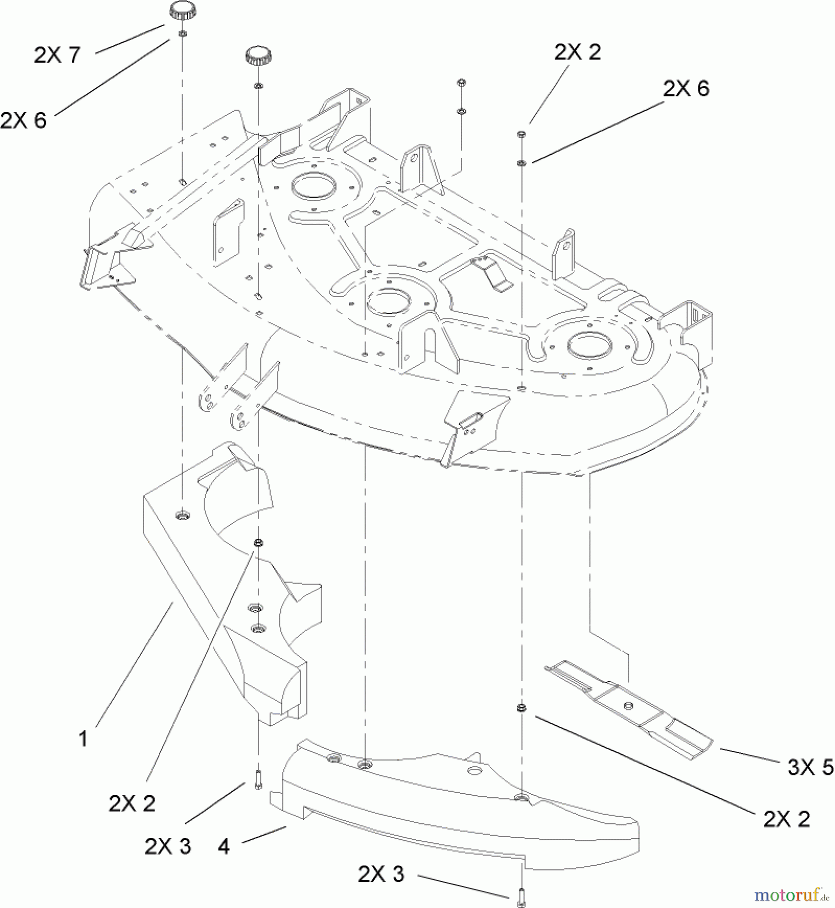 Toro Neu Accessories, Mower 108-7195 - Toro 44