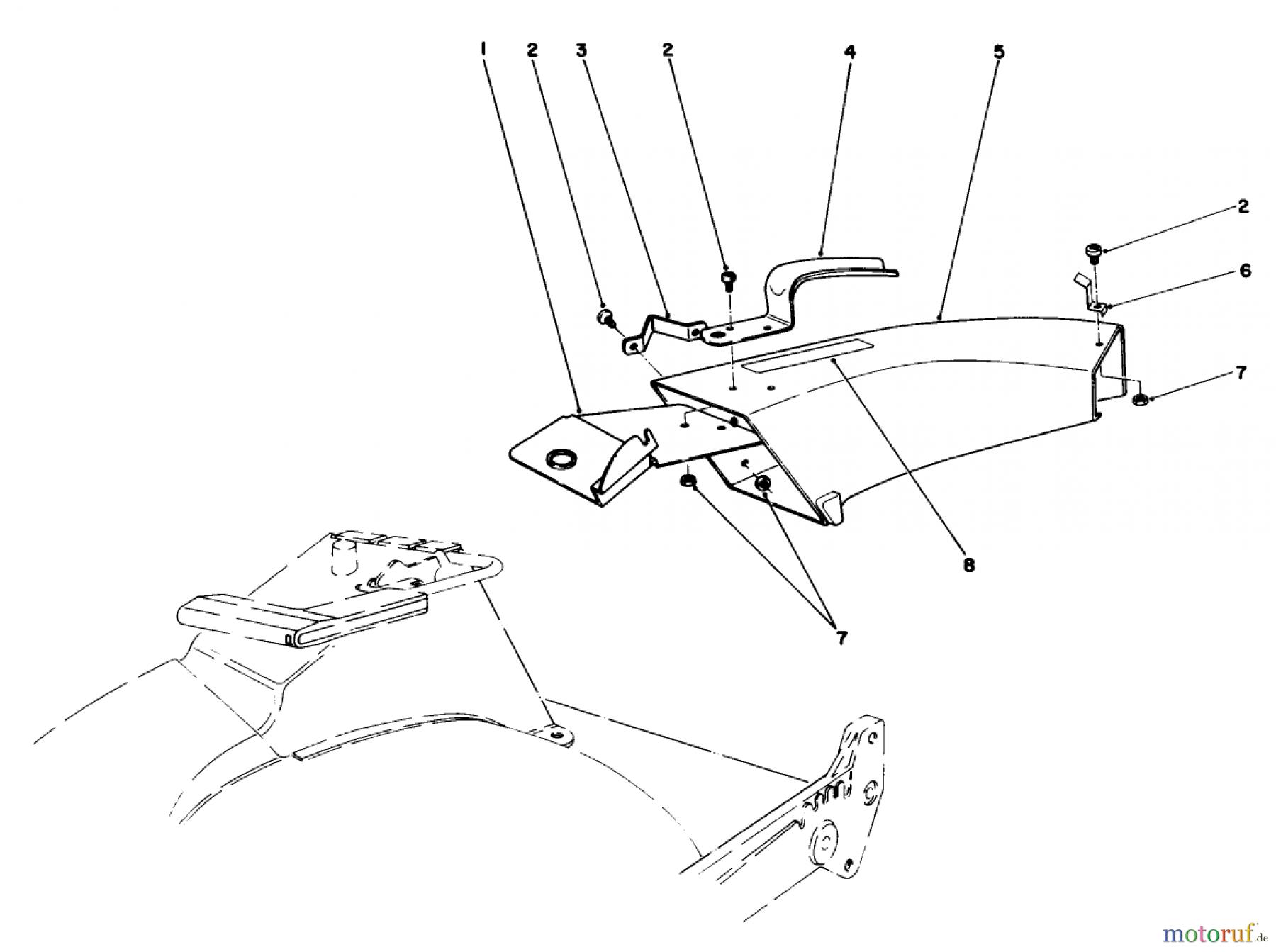 Toro Neu Accessories, Mower 11-0189 - Toro Grass Bag Assembly, 21
