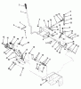 Toro 01-19KE02 (C-195) - C-195 Twin Automatic Tractor, 1984 Ersatzteile CLUTCH, BRAKE AND MOTION CONTROL LINKAGE #1