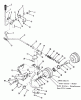 Toro 01-19KE02 (C-195) - C-195 Twin Automatic Tractor, 1984 Ersatzteile PTO CLUTCH AND CONTROL