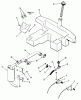 Toro 01-19KE02 (C-195) - C-195 Twin Automatic Tractor, 1984 Ersatzteile THROTTLE, CHOKE, FUEL AND EXHAUST SYSTEM