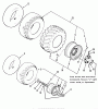 Toro 01-19KE02 (C-195) - C-195 Twin Automatic Tractor, 1984 Ersatzteile WHEELS AND TIRES