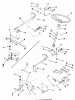 Toro 02-16BP02 (B-165) - B-165 Twin 5-Speed Tractor, 1981 Ersatzteile FRONT AXLE AND STEERING (MOWER HANGER)