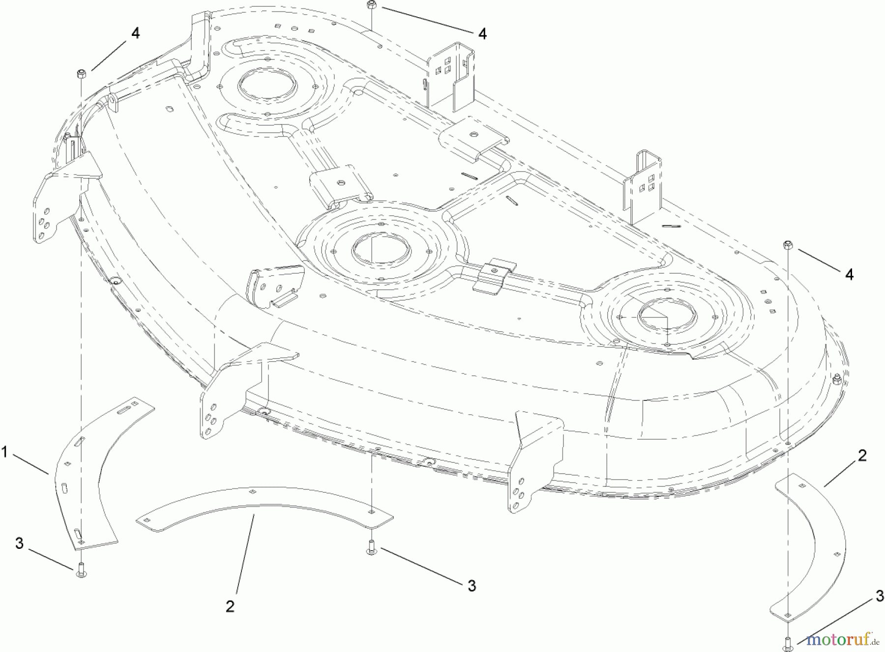 Toro Neu Accessories, Mower 114-1608 - Toro Deck Ring Kit, 50