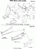 Toro 1-0100 - WorkHorse 800 Tractor, 1971 Ersatzteile 8.060 SHEET METAL AND COVERS-8.100 BELT GUARDS (PLATE 8.10)