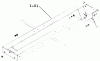 Toro 1-0145 (B-80) - B-80 4-Speed Tractor, 1974 Ersatzteile 1.000 FRAME ASSEMBLY (PLATE 1.1)