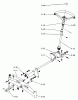 Toro 1-0145 (B-80) - B-80 4-Speed Tractor, 1974 Ersatzteile 5.000 FRONT AXLE AND STEERING (PLATE 5.1)
