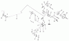 Toro 1-0145 (B-80) - B-80 4-Speed Tractor, 1974 Ersatzteile 6.000 BRAKE/CLUTCH LINKAGE (PLATE 6.2)