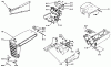 Toro 1-0310 - Raider 12 Tractor, 1971 Ersatzteile SHEET METAL AND COVERS (PLATE 8.1)