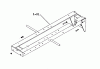 Toro 1-0330 - Raider 8 Tractor, 1972 Ersatzteile 1.000 FRAME ASSEMBLY (PLATE 1.1)