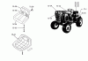 Toro 1-0330 - Raider 8 Tractor, 1972 Ersatzteile 15.000 SEATS, DECALS, MISC. TRIM(PLATE 15.1)