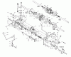 Toro 1-0330 - Raider 8 Tractor, 1972 Ersatzteile 3.010 TRANSMISSION 6-SPEED (PLATE 3.1)
