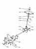 Toro 1-0330 - Raider 8 Tractor, 1972 Ersatzteile 5.000 FRONT AXLE AND STEERING (PLATE 5.1)