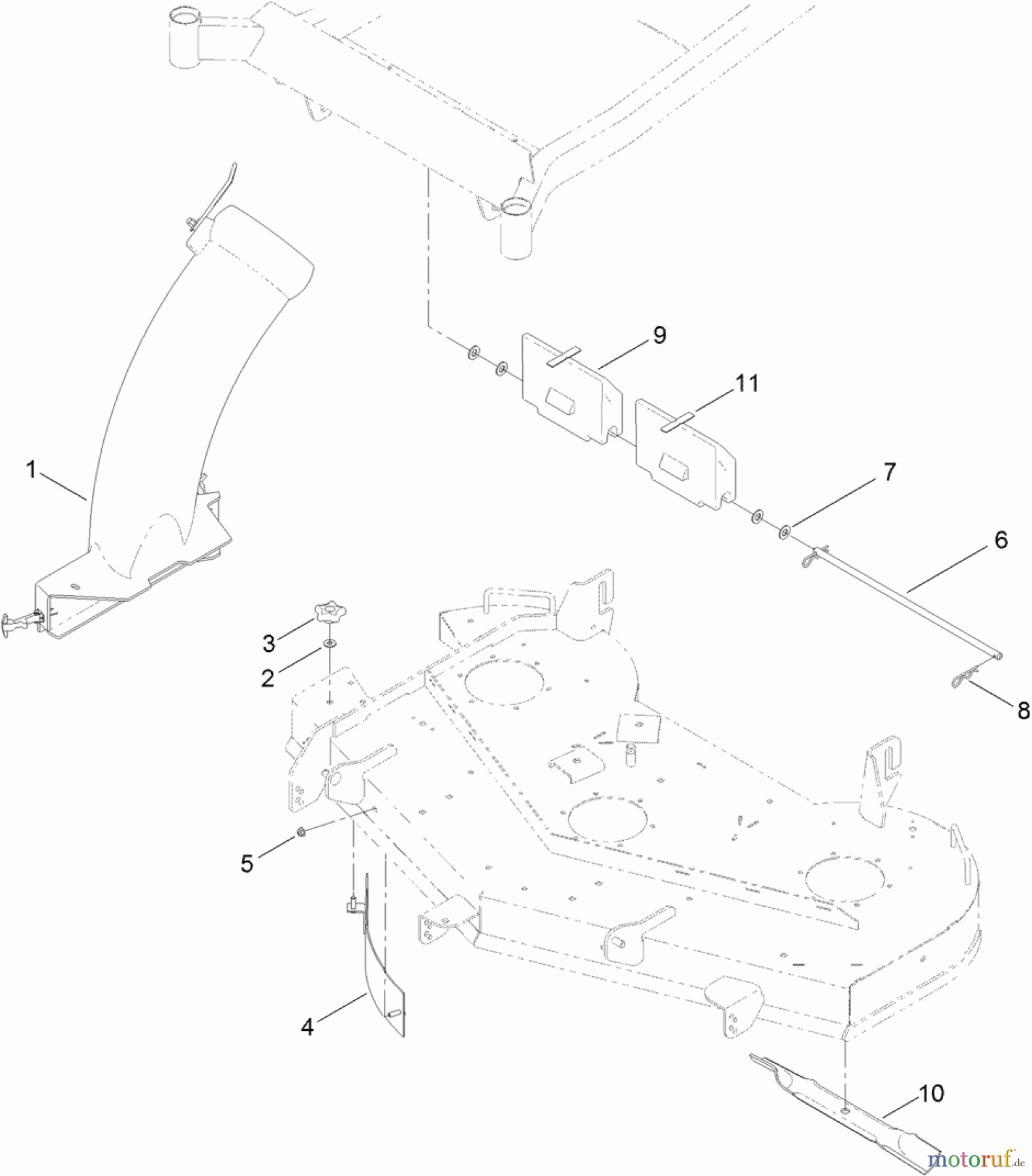 Toro Neu Accessories, Mower 121-5663 - Toro 54