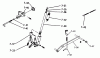 Toro 1-0490 (C-120) - C-120 Automatic Tractor, 1974 Ersatzteile 7.030 LIFT LINKAGE