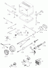 Toro 1-0610 - 18 hp AutomaticTractor, 1973 Ersatzteile ELECTRICAL SYSTEM