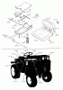 Toro 1-0610 - 18 hp AutomaticTractor, 1973 Ersatzteile SEATS, TRIM, DECALS