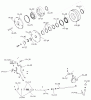 Toro 1-0611 (D-180) - D-180 Automatic Tractor, 1974 Ersatzteile P.T.O. CLUTCH (CONT-D)
