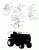 Toro 1-0612 (D-180) - D-180 Automatic Tractor, 1975 Ersatzteile 14.040 REAR POWER TAKE-OFF (FIG. 14B) #2