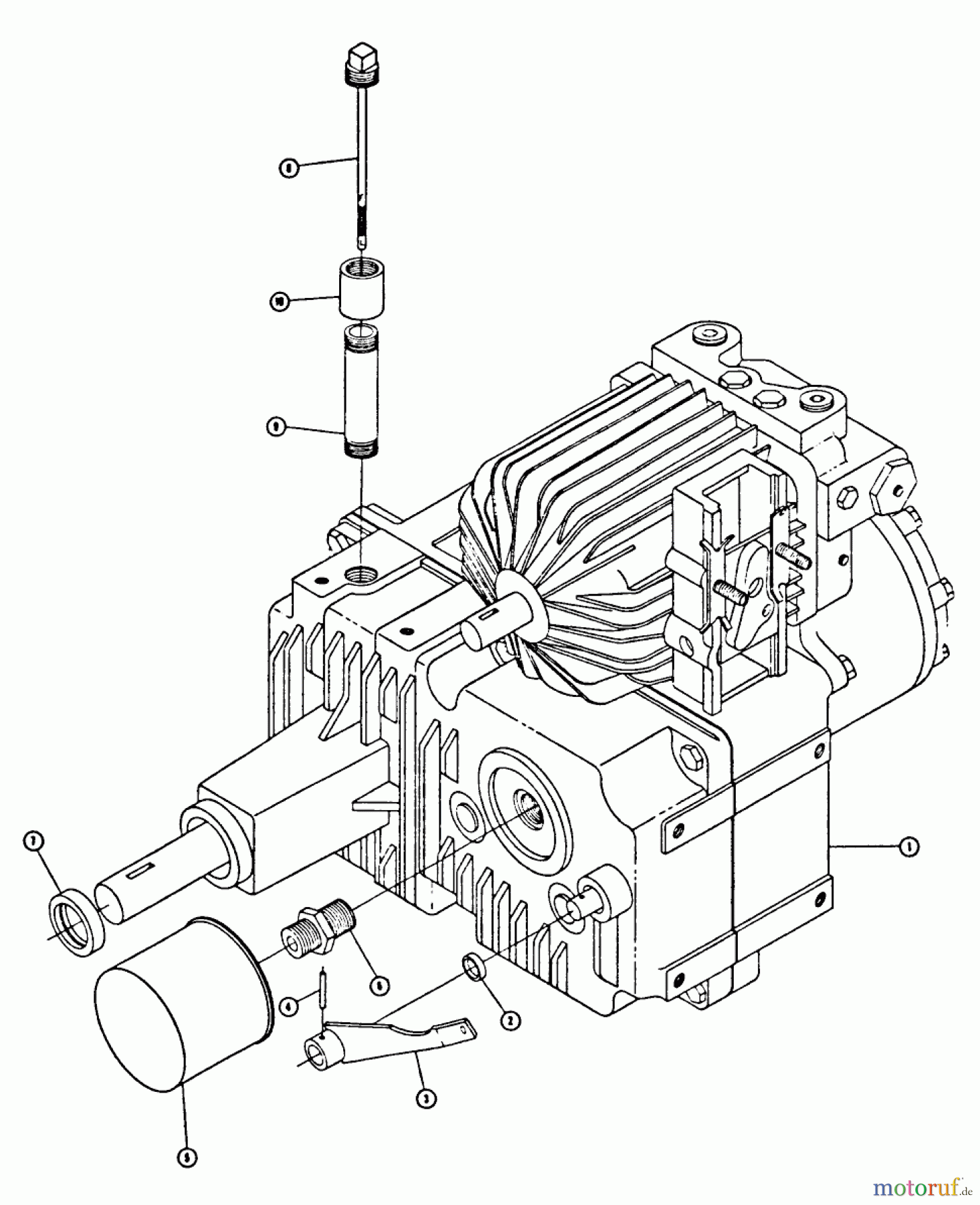 Toro Neu Mowers, Lawn & Garden Tractor Seite 2 875 - Toro 875 Tractor, 1965 5052 WHEEL-A-MATIC TRANSMISSION