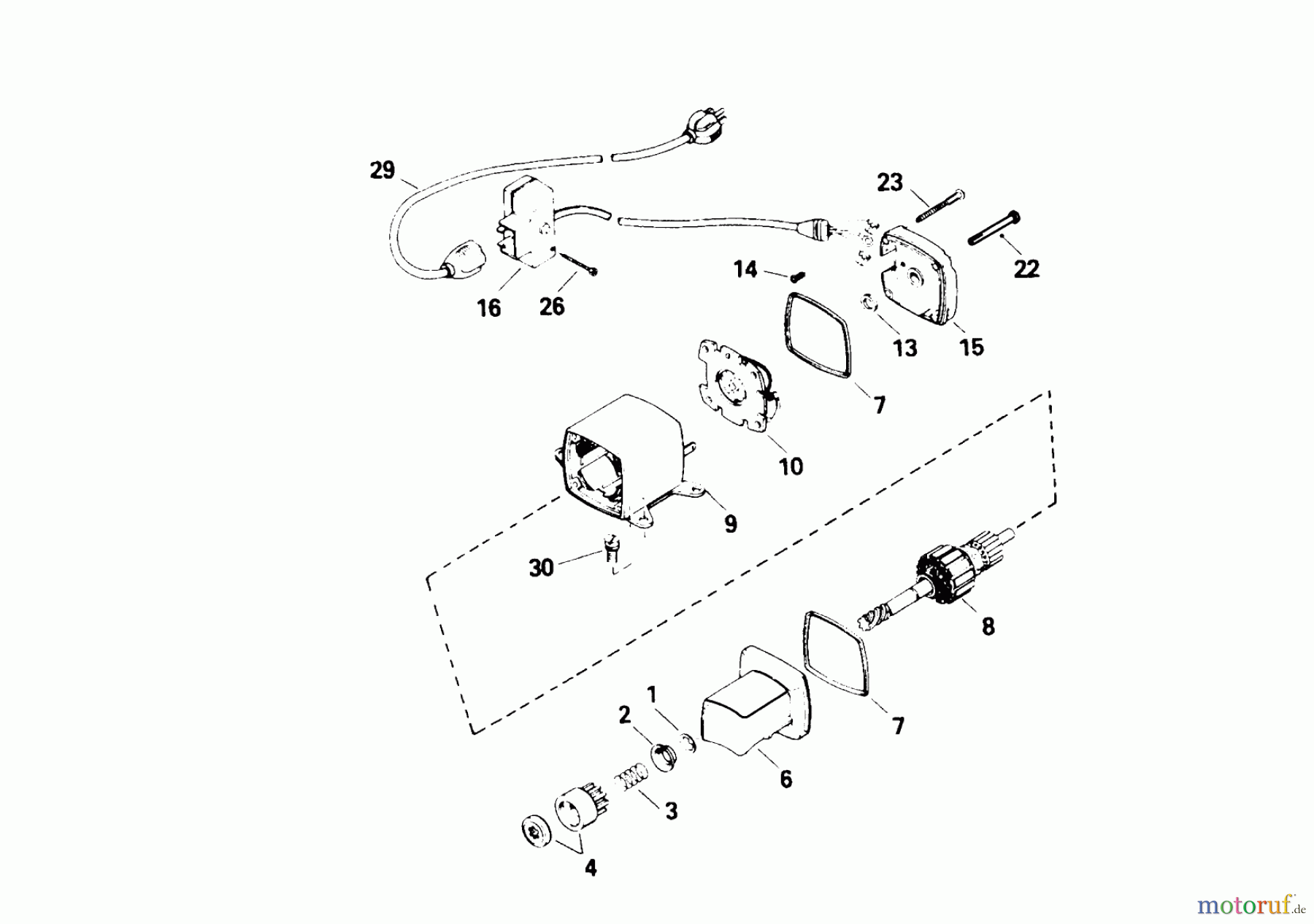Toro Neu Accessories, Mower 23-3790 - Toro 110 Volt AC Electric Start Kit STARTER ASSEMBLY