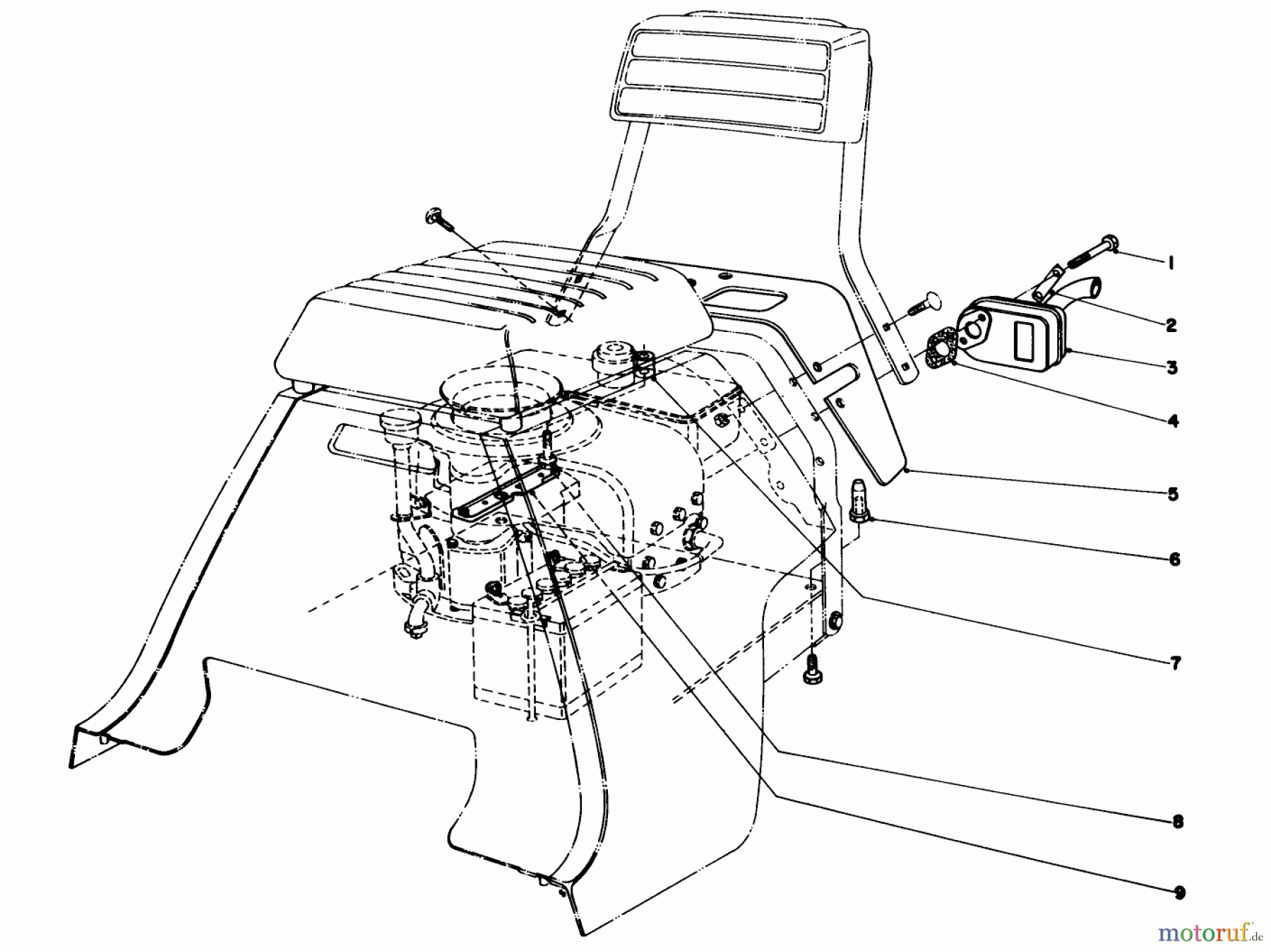 Toro Neu Accessories, Mower 25-3060 - Toro Retrofit Kit, 7 hp Rear Engine Rider RETRO FIT AUX. KIT 7 H.P. PREMIUM RIDERS
