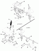 Toro 12-16BE02 (B-165) - B-165 Twin Automatic Tractor, 1984 Ersatzteile ATTACHMENT LIFT