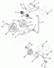 Toro 12-16BE02 (B-165) - B-165 Twin Automatic Tractor, 1984 Ersatzteile CLUTCH BRAKE AND SPEED CONTROL LINKAGE