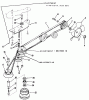 Toro 12-16BE02 (B-165) - B-165 Twin Automatic Tractor, 1984 Ersatzteile DRIVE BELT AND PULLEYS-AUTOMATIC MODELS