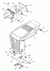 Toro 12-16BE02 (B-165) - B-165 Twin Automatic Tractor, 1984 Ersatzteile FRAME, SHEET METAL AND COVERS #1