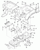 Toro 12-16BE02 (B-165) - B-165 Twin Automatic Tractor, 1984 Ersatzteile FRAME, SHEET METAL AND COVERS #2