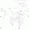Toro 135E (RT380H) - RT380H Recycling Mower, 2009 (290000001-290999999) Ersatzteile FIXED STEERING ASSEMBLY
