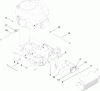 Toro 13AL60RG048 (LX426) - LX426 Lawn Tractor, 2008 (SN 1L107H10100-) Ersatzteile MUFFLER AND GUARD ASSEMBLY