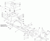Toro 13AP60RP544 (LX500) - LX500 Lawn Tractor, 2006 (1A056B50000-) Ersatzteile FRAME AND BATTERY ASSEMBLY