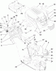 Toro 13AP60RP544 (LX500) - LX500 Lawn Tractor, 2006 (1A056B50000-) Ersatzteile FUEL TANK AND HOOD ASSEMBLY