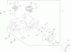 Toro 13AP60RP544 (LX500) - LX500 Lawn Tractor, 2006 (1A056B50000-) Ersatzteile OIL PAN AND LUBRICATION ASSEMBLY KOHLER SV720-0011