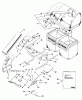 Toro 07-42VX01 - 42" Lawn Vacuum, 1980 Ersatzteile REAR GRASS BAGGER-5 BUSHEL (.2 CU. M) VEHICLE IDENTIFICATION NUMBER 07-06CL00