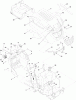 Toro 13AP91RT848 (LX468) - LX468 Lawn Tractor, 2010 (1-1) Ersatzteile FUEL TANK, HOOD AND DASH ASSEMBLY