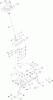 Toro 13AP91RT848 (LX468) - LX468 Lawn Tractor, 2012 (SN 1-1) Ersatzteile STEERING AND FRONT AXLE ASSEMBLY