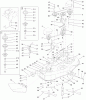 Toro 13AT61RH044 (LX466) - LX466 Lawn Tractor, 2008 (SN 1L137H10100 -) Ersatzteile 46 INCH DECK ASSEMBLY