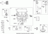 Toro 13AT61RH044 (LX466) - LX466 Lawn Tractor, 2008 (SN 1L137H10100 -) Ersatzteile CRANKCASE COVER AND SUMP ASSEMBLY BRIGGS AND STRATTON 407777-0550-E1